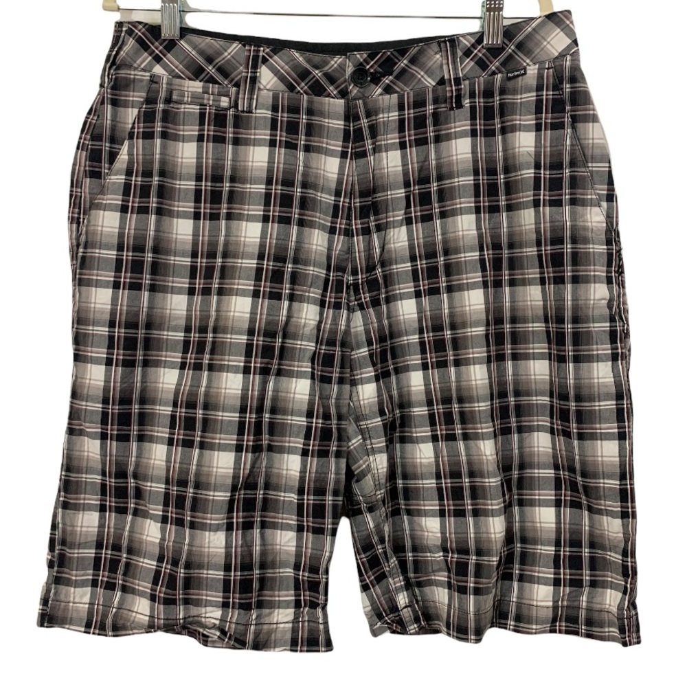 Hurley (for Buckle) Plaid Shorts, Sz: 33